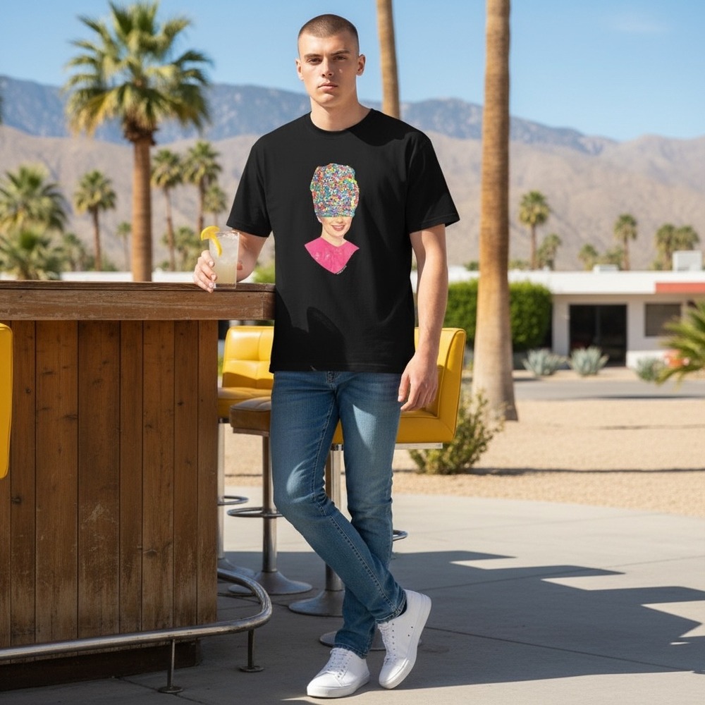 Icecream Mens Gumball Graphic T-Shirt Black XL Short Sleeve Streetwear Tee